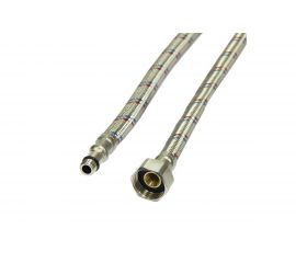 Подводка для смесителей СТМ сталь, 1/2xM10x80 см., короткий штуцер CWFSS080 