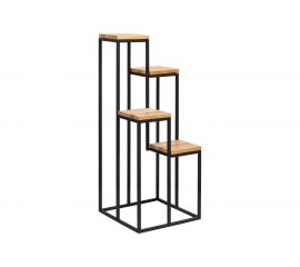 Столик-подставка под 4 кашпо GreenWeen TORI черный GW-T4-B-100 