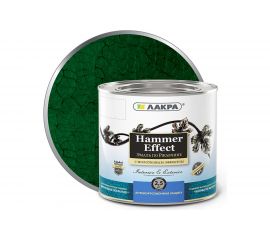 Эмаль с молотковым эффектом Лакра зеленая, 2.5 кг Лк-00004944 