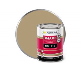 Эмаль Лакра ПФ-115 бежевая, 1 кг 90000666095 