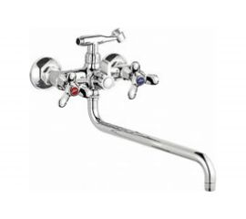 Смеситель для ванны LEDEME дивертор в корпусе излив керамика, L2712 89726 