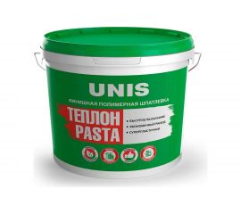 Полимерная шпатлевка UNIS Pasta Теплон готовая, 15 кг 11606721 4607005184894 