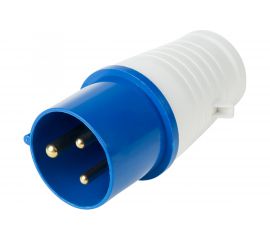 Вилка REXANT 023 переносная 2Р+РЕ 32А 220В IP44 11-8903 