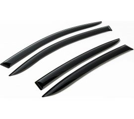 Дефлекторы окон (4 шт; литьевой ПММА) для Hyundai Creta 2016-2021 AutoFlex 823303 