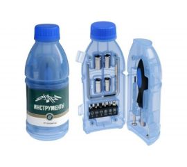 Набор инструментов TUNDRA подарочный пластиковый кейс ""Бутылка"", 15 предметов 5084190 