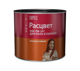 Алкидный лак Расцвет для пола и паркета, 1.9 кг 6439 