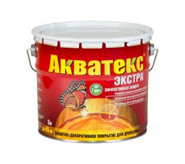 Защитно-декоративное покрытие для древесины Акватекс Экстра дуб 3 л 13866 