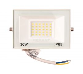 Светодиодный прожектор REXANT LED 30 Вт 2400 Лм 2700 K белый корпус 605-028 