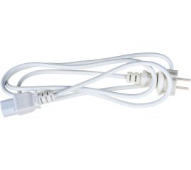 Шнур питания LANMASTER C13-Schuko, 3х0.75, 220В, 10А, белый, 1.8 метра LAN-PP13/SH-1.8-WH 