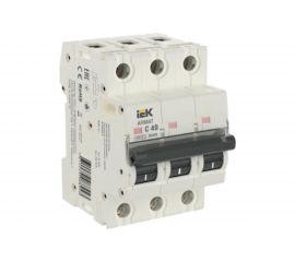 Автоматический выключатель IEK ARMAT M06N 3P C 40А AR-M06N-3-C040 