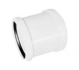 Двухраструбная муфта для бесшумной канализации ПОЛИТЭК из ПП диаметр 50 300050020 
