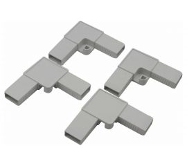 Соединительный уголок Левша для профиля москитных сеток, 4 шт. У1-0489 