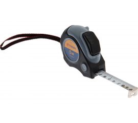 Рулетка TUNDRA двухкомпонентный корпус, автостоп, 5 м х 19 мм 5276525 