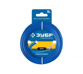 Леска для триммера ЗУБР КРУГ Профессионал 2.4 мм, 15 м 71010-2.4 