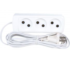 Бытовой электроудлинитель Volsten SR 3x5 УХ6-103 5 м 1300 Вт ШВВП без заземления 12423 