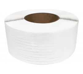 Лента Кордленд ПП, 15х1 мм х 1,2 км, 270 кгс, белый, М/ПА PP-00682 