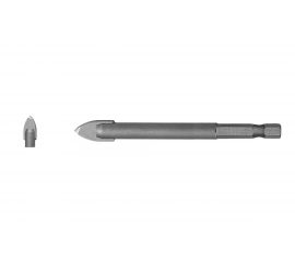 Сверло по стеклу керамике (7х78 мм; 1/4HEX) Heller 26209 