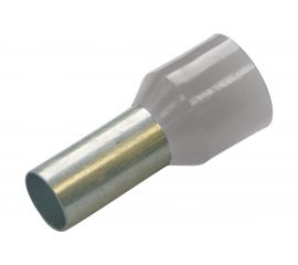 Конечная изолированная гильза HAUPA 0,75/8 цвет серый упаковка 100 шт. 270803 