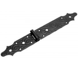 Фигурная петля Домарт серия ЯРОСЛАВЛЬ (140x200 мм; кованая; черный) 171083 