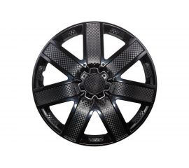 Колпаки LION ГАЛАКСИ 15, черный глянец, карбон, 2 шт. LW1504 