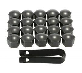 Набор колпачков для гаек и болтов NORM 21 мм, серый, 20 шт. HP-FC-21G 