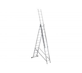 Алюминиевая 3-секционная лестница UFUK 3х12 ступеней 411312 
