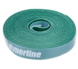 Лента (липучка) в рулоне Hyperline WASNR-5x16-GN ширина 16 мм, длина 5 м, зеленая 401651 