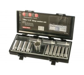 Набор длинных 6-ти гранных головок 14 шт. FORCE 4143 