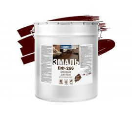 Эмаль PROREMONTT ПФ-266 красно-коричневая, 20 кг Лк-00004600 