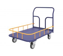 Тележка RUSKLAD платформенная с бортиком ТПБ 4 (600x1200) d160мм 