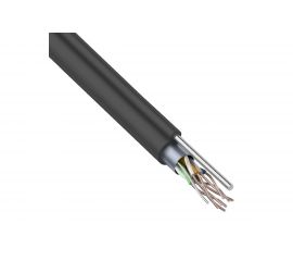 Кабель REXANT витая пара, FTP, 4PR, 24AWG, CAT5e, наружный, OUTDOOR, ТРОС*1, бухта 305 м 01-0144 
