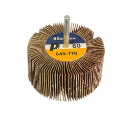 Круг лепестковый с оправкой (80х40 мм; P 80) ПРАКТИКА 649-110 