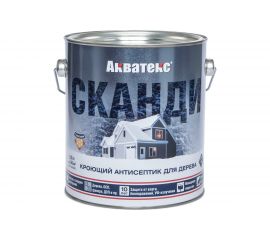 Кроющий антисептик для древесины Рогнеда Акватекс Сканди (северное море; 2.5 л) 202913 