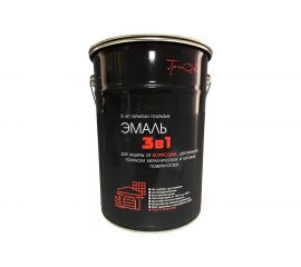 Эмаль ТРИОЛЬ 3 в 1 зеленая полуматовая T3V1GR5 