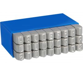 Набор латинских буквенных клейм MASUS 6 мм 10657 