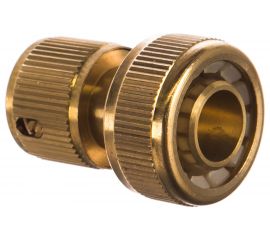 Соединитель латунный быстросъемный (3/4""; аквастоп) для шланга PALISAD 66265 
