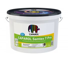 Краска CAPAROL CAPAMIX SAMTEX 7 ELF BAS 1 латексная,износостойкая, шелк.-мат. 10л,Россия 948101105 
