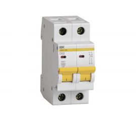 Автоматический выключатель IEK ВА47-29, 2Р, 50А, 4,5кА, х-ка D MVA20-2-050-D 