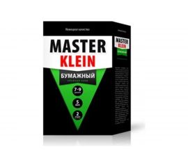 Обойный клей для бумажных обоев Master Klein 500 гр жест. пачка 11603374 