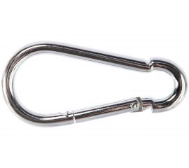 Усиленный карабин Fixbox DIN5299C 12 мм белый цинк 1 шт 243470 