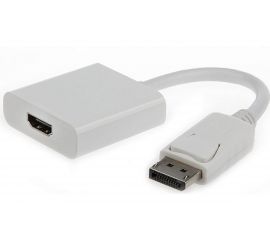 Переходник Cablexpert, DisplayPort - HDMI, 20M/19F, белый, пакет, A-DPM-HDMIF-002-W 