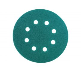 Круг шлифовальный FILM L312T (5 шт; 125 мм; на липучке; 8 отв; зелёный; P120) SUNMIGHT 53208R 