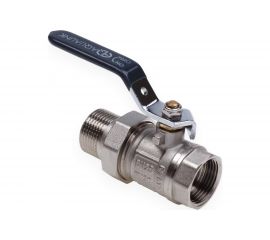 Шаровой кран со сгоном AQUALINK вн-нар 1 1/4 U ручка 3948 