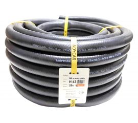 Шланг резиновый 3-х слойный маслобензостойкий ГОСТ 10362-2017 (28х36.5 мм; 6.3 атм.; бухта 25 м) Andycar H43 
