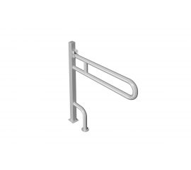 Откидной напольный поручень PALITRA TECHNOLOGY с фиксатором, 970x190x840 мм, стальной 82019-5-N 