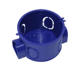 Монтажная коробка Bylectrica для гипсокартона евростандарт для бетона и кирпича, диаметр 66,2x80 КЕ-231 