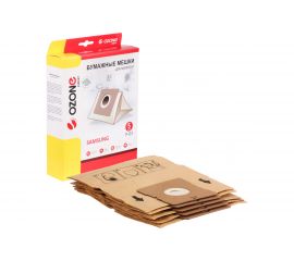 Мешки-пылесборники бумажные (5 шт; с микрофильтром) для SAMSUNG OZONE P-03 