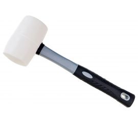 Молоток HARDY резиновый, 65мм, ручка 2K, белый 2028-900065 