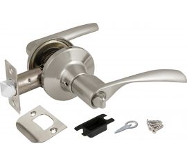 Ручка защелка AJAX 6010 SN-B фик. мат. никель 39519 