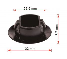 Клипса молдинга порога наружная 10 шт AVERS 7692452021-10 